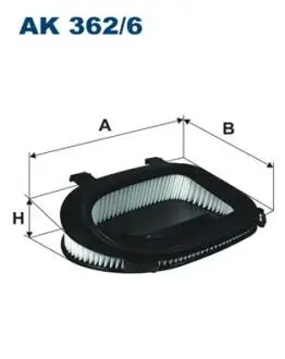 AK3626 Фільтр FILTRON підбір по vin на Brocar
