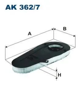 AK3627 Фильтр FILTRON подбор по vin на Brocar