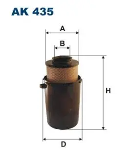 AK435 Фильтр воздуха FILTRON підбір по vin на Brocar