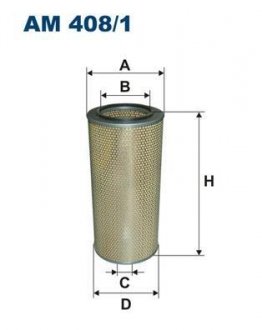 AM4081 Воздушный фильтр FILTRON подбор по vin на Brocar