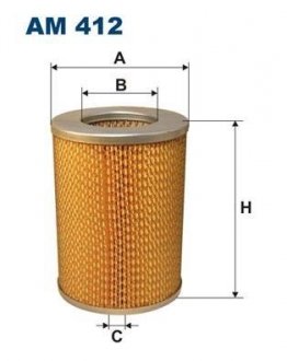 AM412 Фільтр повітря FILTRON підбір по vin на Brocar