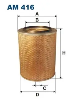 AM416 Фільтр повітря FILTRON підбір по vin на Brocar