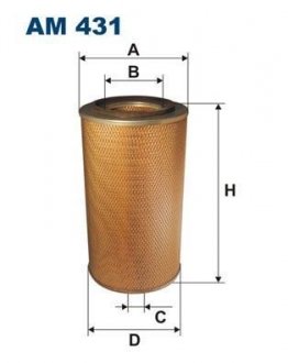 AM431 Фільтр повітря FILTRON підбір по vin на Brocar