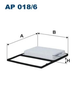 AP0186 Фільтр повітря FILTRON підбір по vin на Brocar