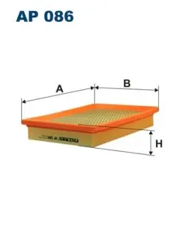 AP086 Фільтр повітря FILTRON підбір по vin на Brocar