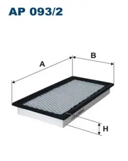 AP0932 Фільтр повітря FILTRON підбір по vin на Brocar