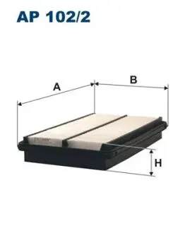 AP1022 Воздушный фильтр FILTRON подбор по vin на Brocar