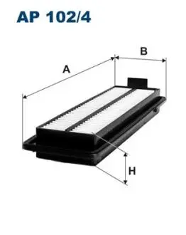 AP1024 Фільтр повітря FILTRON підбір по vin на Brocar