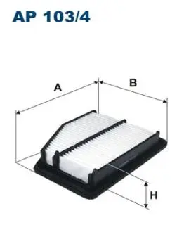 AP1034 Фильтр FILTRON подбор по vin на Brocar
