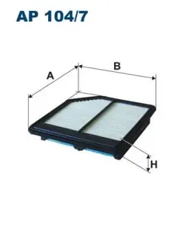 AP1047 Фільтр повітря FILTRON підбір по vin на Brocar