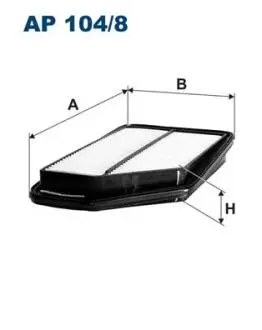 AP1048 Фільтр повітря FILTRON підбір по vin на Brocar