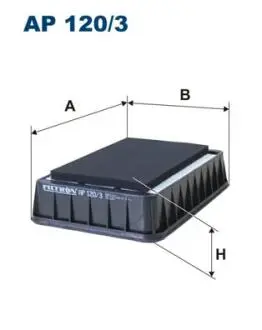 AP1203 Фільтр повітря FILTRON підбір по vin на Brocar