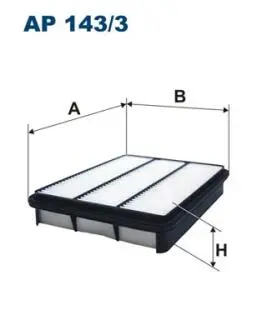 AP1433 Фільтр повітря FILTRON підбір по vin на Brocar