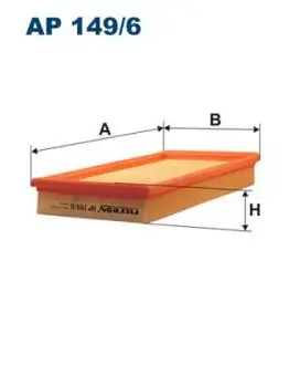 AP1496 Фільтр повітря FILTRON підбір по vin на Brocar