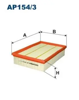 AP1543 Фільтр повітря FILTRON підбір по vin на Brocar