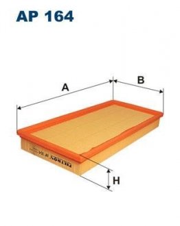 AP164 Фільтр повітря FILTRON підбір по vin на Brocar