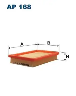 AP168 Фільтр повітря FILTRON підбір по vin на Brocar