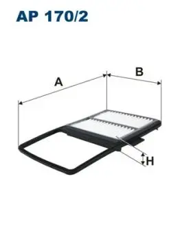 AP1702 Фільтр повітря FILTRON підбір по vin на Brocar