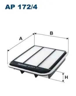 AP1724 Фільтр повітря FILTRON підбір по vin на Brocar