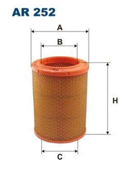 AR252 Воздушный фильтр FILTRON подбор по vin на Brocar