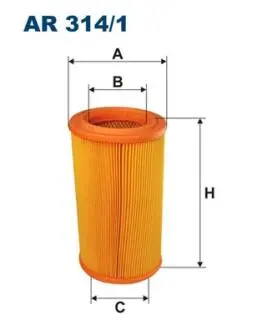 AR3141 Воздушный фильтр FILTRON подбор по vin на Brocar
