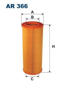 AR366 Фільтр повітря FILTRON підбір по vin на Brocar