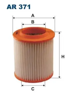 AR371 Фільтр повітря FILTRON підбір по vin на Brocar