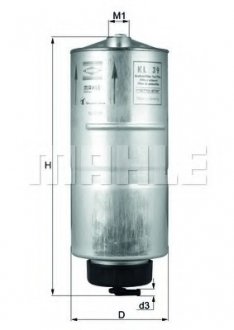 KL39 Топливный фильтр MAHLE / KNECHT підбір по vin на Brocar