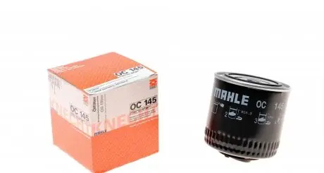 OC145 Фильтр масляный VW Caddy II 1.9 D 96-00/Polo 1.7-1.9 D 94-01(93.2x105x72x62) MAHLE / KNECHT підбір по vin на Brocar