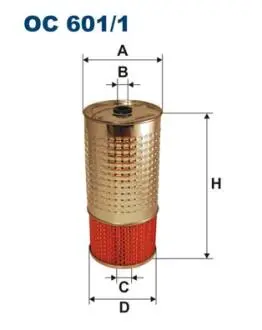 OC6011 Фільтр масла FILTRON підбір по vin на Brocar