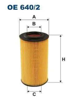 OE6402 Фільтр масла FILTRON підбір по vin на Brocar