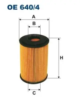 OE6404 Фільтр масла FILTRON підбір по vin на Brocar