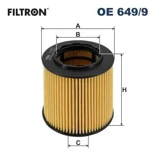 OE6499 Масляный фильтр FILTRON подбор по vin на Brocar