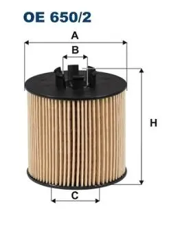 OE6502 Фільтр масла FILTRON підбір по vin на Brocar