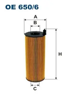 OE6506 Фільтр масла FILTRON підбір по vin на Brocar
