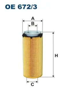 OE6723 Масляный фильтр FILTRON подбор по vin на Brocar