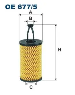 OE6775 Фильтр масляный FILTRON подбор по vin на Brocar