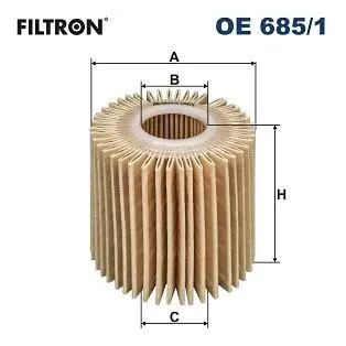 OE6851 Масляный фильтр FILTRON подбор по vin на Brocar
