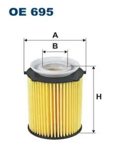 OE695 Фільтр масла FILTRON підбір по vin на Brocar
