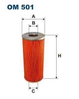 OM501 Фільтр масла FILTRON підбір по vin на Brocar