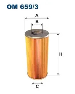 OM6593 FILTR OLEJU FILTRON підбір по vin на Brocar