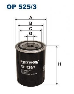 OP5253 Масляный фильтр FILTRON підбір по vin на Brocar