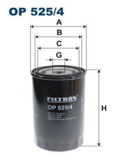 OP5254 Масляный фильтр FILTRON підбір по vin на Brocar