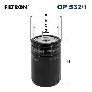 OP5321 Фільтр масла FILTRON підбір по vin на Brocar