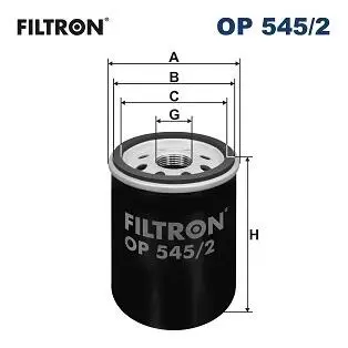 OP5452 Фільтр масляний FILTRON підбір по vin на Brocar