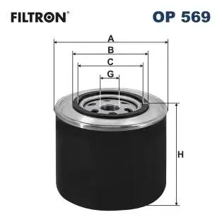 OP569 Масляный фильтр FILTRON подбор по vin на Brocar