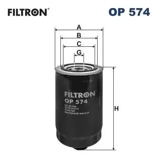 OP574 Масляный фильтр FILTRON подбор по vin на Brocar