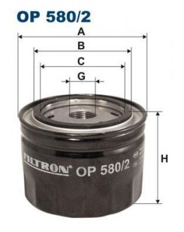 OP5802 Фільтр масла FILTRON підбір по vin на Brocar