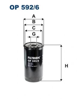 OP5926 Фільтр масла FILTRON підбір по vin на Brocar