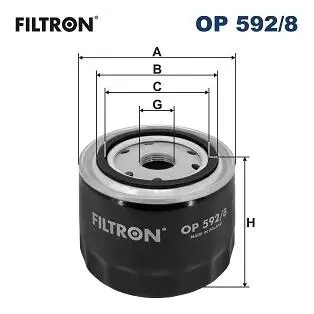 OP5928 Фильтр масляный FILTRON подбор по vin на Brocar